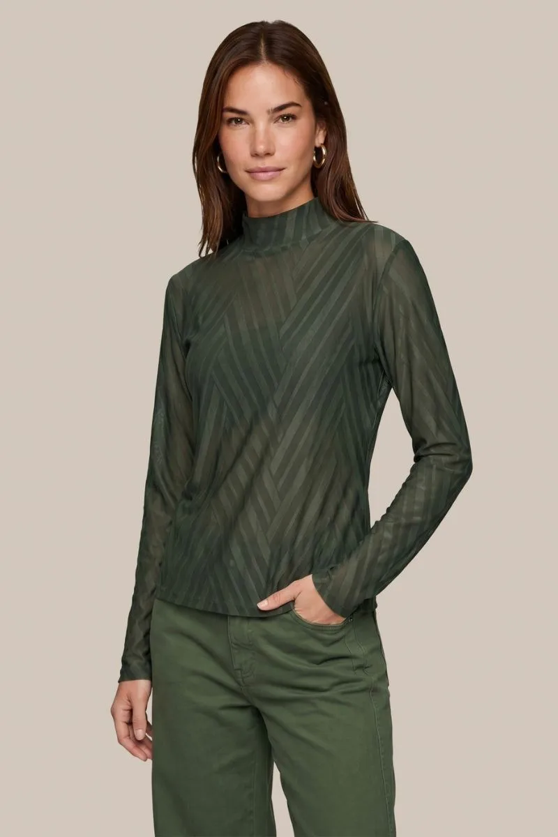 CS The Label Turtle Top Dark Olive, top in donker olijfgroen
